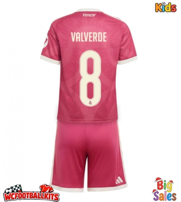 Real Madrid Federico Valverde #8 Replica Third Stadium Kit for Kids 2026-27 Short Sleeve (+ pants)